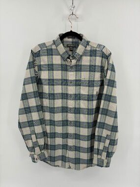 Eddie Bauer Mens Plaid Button Up Shirt
